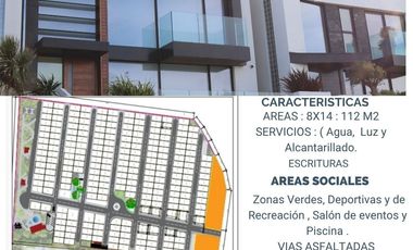 VENDO LOTE VILLAVICENCIO - CONJUNTO CERRADO