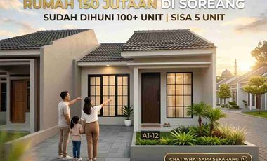 RUMAH TERJANGKAU 15 MENIT DARI TOL SOREANG BANDUNG