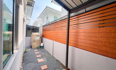 Unbeatable price! Young house in a prime location. Twin house for sale at Lanceo Crib Thepharak–Tamru — the cheapest unit in the entire project!
