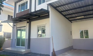 Unbeatable price! Young house in a prime location. Twin house for sale at Lanceo Crib Thepharak–Tamru — the cheapest unit in the entire project!