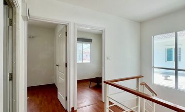 Unbeatable price! Young house in a prime location. Twin house for sale at Lanceo Crib Thepharak–Tamru — the cheapest unit in the entire project!
