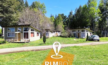 5 cabañas, 1 casa, terreno 1 hectárea - Villarrica