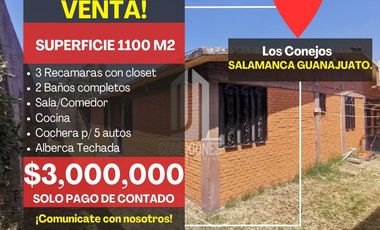 CASA EN VENTA, RANCHO LOS CONEJOS, SALAMANCA GTO