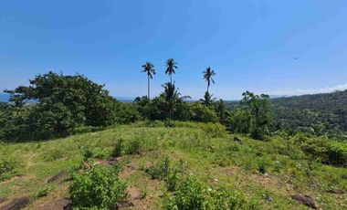 tanah dengan pemandangan laut dan sunset di pemenang dekat pelabuhan bangsal