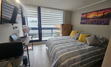 DEPTO TIPO ESTUDIO EDIFICIO R ESTACION AMOBLADO