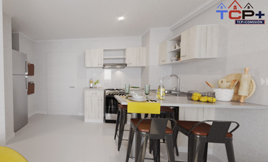 Departamento sin pagar pie  al 90% al 85%y al 80% en Oferta  UNICA 1850 uf. Subsidio Tasa Rebajada