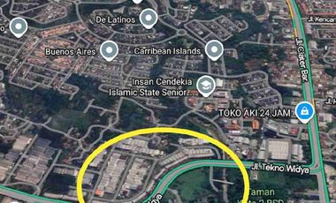 DIJUAL RUKO DI AREA TAMAN TEKNO BSD