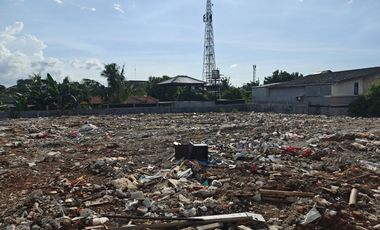 JUAL/SEWA/KERJASAMA STRATEGIS 2 pintu tol masuk & exit toll dalam radius <1km, Tanah 5453m2 di pinggir tol meruya