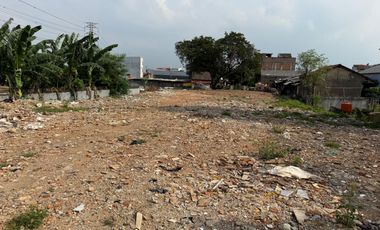 JUAL/SEWA/KERJASAMA STRATEGIS 2 pintu tol masuk & exit toll dalam radius <1km, Tanah 5453m2 di pinggir tol meruya