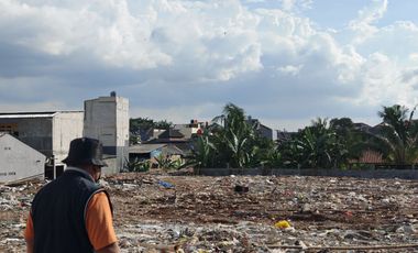 JUAL/SEWA/KERJASAMA STRATEGIS 2 pintu tol masuk & exit toll dalam radius <1km, Tanah 5453m2 di pinggir tol meruya