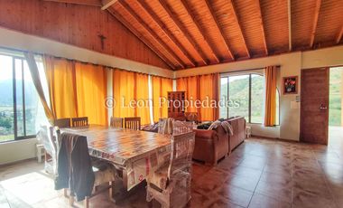 Leon Propiedades vende Parcela con casa en El Pangal, sector Alhué, Curacaví.