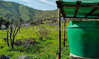 Leon Propiedades vende Parcela con casa en El Pangal, sector Alhué, Curacaví.
