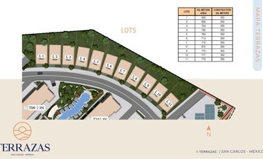 TERRENO EN VENTA FRACC TERRAZAS DE SAN CARLOS AV TIBURON CAMINO AL MIRADOR SQAN CARLOS GUAYMAS SONORA