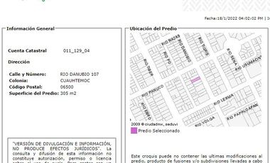 CASA EN REMATE CUAUHTEMOC