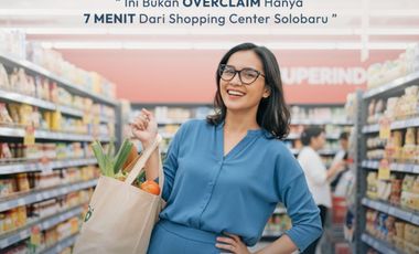 RUMAH 1 LANTAI 300 JT-AN DI SOLOBARU 5 MENIT RS INDRIATI