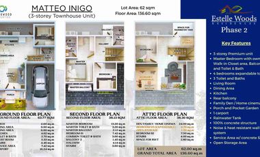 Newest Preselling Modern 3-Storey House and Lot for Sale in Cebu City 𝐄𝐬𝐭𝐞𝐥𝐥𝐞 𝐖𝐨𝐨𝐝𝐬 𝐑𝐞𝐬𝐢𝐝𝐞𝐧𝐜𝐞𝐬 𝐏𝐡𝐚𝐬𝐞 𝟐