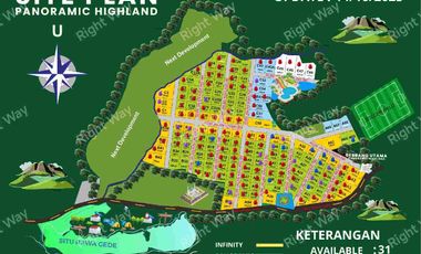 Jual Tanah Berkabut di Kawasan Wisata Alam Dekat Sentul