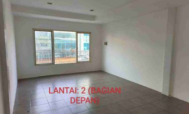 Disewakan Ruko 3,5 lantai   2 muka di Mangga besar