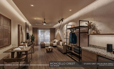 Studio unit for sale in Tuba Benguet, Baguio city  Mocello Crest Condotel