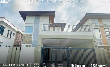 A 2 Storey House (SEMI-FURNISHED) for rent with 5 Bedroom ,3 Bathroom, and 2 Carport- SAN FERNANDO, PAMPANGA