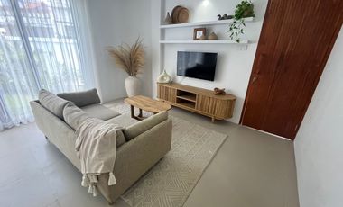 villa baru di nusa dua, furnish, pool, dkt pantai