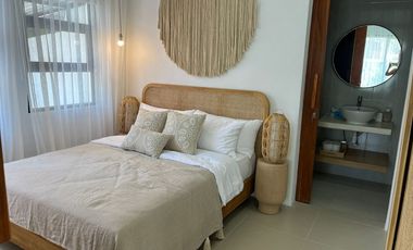 villa baru di nusa dua, furnish, pool, dkt pantai