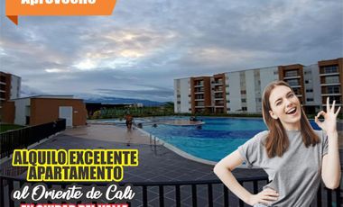ALQUILO EXCELENTE APARTAMENTO AL ORIENTE DE CALI EN CIUDAD DEL VALLE