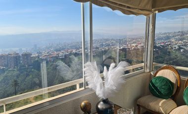 Venta Departamento sector Viña Alto, a minutos del centro de Viña, agradable entorno y ambiente seguro, terraza con linda vista