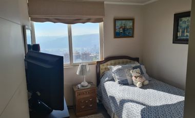 Venta Departamento sector Viña Alto, a minutos del centro de Viña, agradable entorno y ambiente seguro, terraza con linda vista