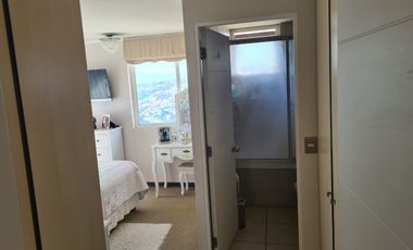 Venta Departamento sector Viña Alto, a minutos del centro de Viña, agradable entorno y ambiente seguro, terraza con linda vista