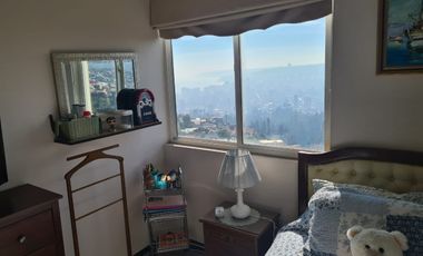 Venta Departamento sector Viña Alto, a minutos del centro de Viña, agradable entorno y ambiente seguro, terraza con linda vista