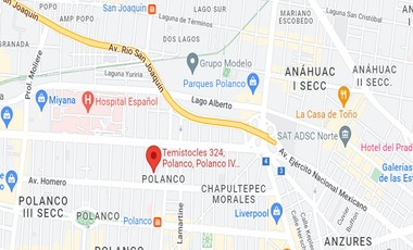 VENDO DEPARTAMENTO  EN TEMISTOCLES, POLANCO CDMX.