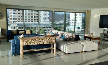 En Playa Salguero - En Arriendo -Apartamento 4 habitaciones 5 baños frente al mar