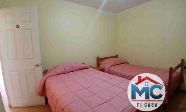 Corredora de Propiedades,  arrienda propiedad totalmente equipada,para alojamiento de personal. Capacidad minima 20 personas.