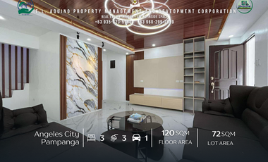 Fully Furnished 3 Bedroom Brand New House for Rent in a Gated Subdivision in Pampang Angeles City Pampanga