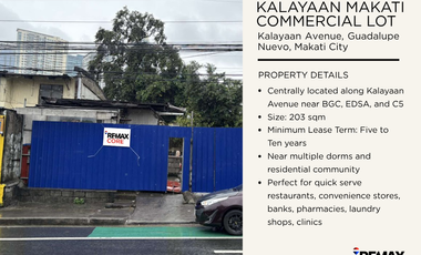 FOR LEASE: Kalayaan Makati Commercial Lot