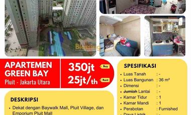 DIJUAL/SEWA Apartemen Green Bay Pulit