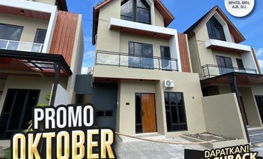 Dijual Rumah Dua Lantai di Triyagan, Desain Elegan dan Legalitas Aman