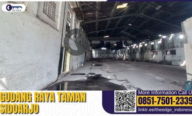 Jual Gudang Raya Waru Nol Jalan di Sidoarjo - The EdGe
