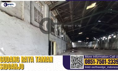 Jual Gudang Raya Waru Nol Jalan di Sidoarjo - The EdGe