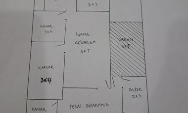 Rumah terawat siap huni di jl Elang Andir kota Bandung