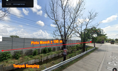 Tanah Industri Sudah Padat Tembok Keliling Di Brebes Jawa Tengah