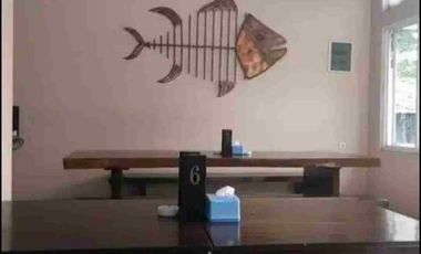 Dijual tanah dan bangunan usaha LT 500 LB 200 pinggir jalan raya utk resto klinik  di bekasi barat dekat akses tol