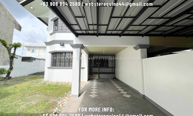 4 Bedroom FULLY FURNISHED 2 Storey House for rent in a secured subdivision located in Telabastagan City of San Fernando Pampanga