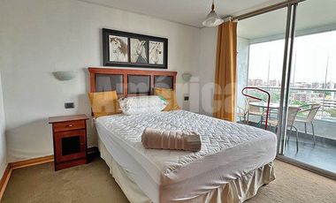 Arriendo Departamento 1d1b Vista Terraza Luminoso Piscina