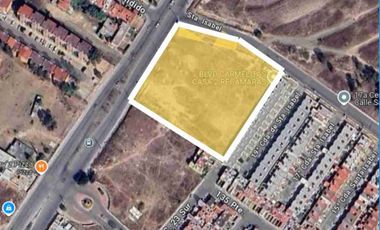 Renta de terreno en Blvd. Carmelitas esquina santa Isabel