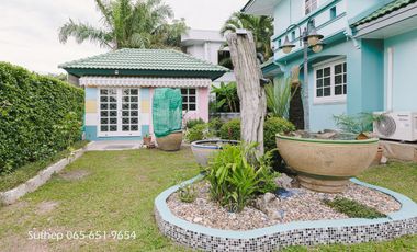 Two-story detached house for sale, 139 sq.wah, 4 bedrooms, located in Ploenjai 2 Village, Thap Ma, Rayong.