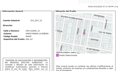 CASA EN REMATE CUAUHTEMOC