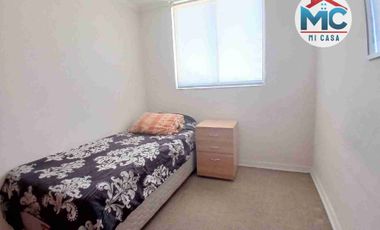 Corredora de Propiedades arrienda departamento amoblado de 3 habitaciones, edificio Turi, Calama