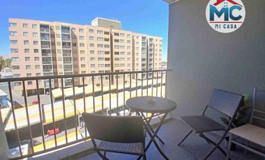 Corredora de Propiedades arrienda departamento amoblado de 3 habitaciones, edificio Turi, Calama